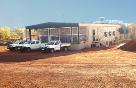Containerised kitchen and dining facility for Wodgina mine site